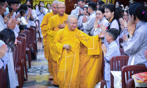 TT. Thích Nhật Từ với bài pháp thoại “Đền đáp bốn ân lớn tại chùa Giác Ngộ