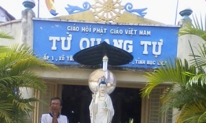 Thăm chùa Từ Quang ở cầu Sư Son - Tân Phong, Bạc Liêu