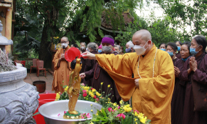 Chùa Sùng Khánh tổ chức lễ Phật đản Phật lịch 2566