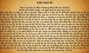 Nghe Chú Đại Bi có tác dụng gì