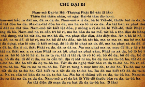 Tại sao tụng Chú Đại Bi rồi mới vào thời Kinh?