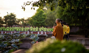 'Gieo hạt từ tâm' tại chùa Hoằng Phúc