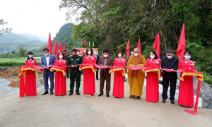 Lạng Sơn: Lễ khánh thành, bàn giao cầu Bản Slắng xã Bình Trung, huyện Cao Lộc