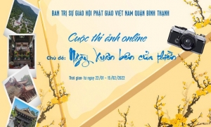 Cuộc thi ảnh online chủ đề “Ngày xuân bên cửa thiền”