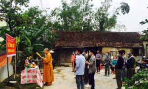 Chùa Chí Linh hỗ trợ xây dựng nhà Đại đoàn kết