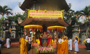 Quảng Ngãi: Lễ húy kỵ lần thứ 268 năm Đệ nhất Tổ sư khai sơn tổ đình Thiên Ấn