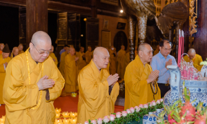 Lễ cầu nguyện quốc thái dân an tại chùa Bái Đính