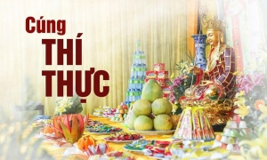 Nghi thức, mâm cỗ và văn khấn cúng thí thực