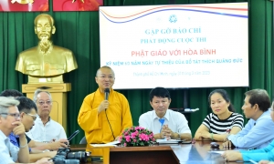 Phát động cuộc thi ảnh “Phật giáo với hòa bình” kỷ niệm ngày Bồ tát Thích Quảng Đức tự thiêu