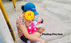 Trẻ sơ sinh bị bỏ rơi trước cổng chùa tại Bình Dương