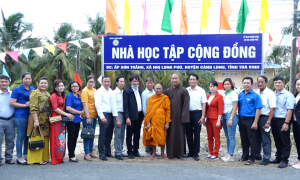 Trà Vinh: Chùa Long Bửu khánh thành nhà học tập cộng đồng