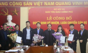 Ông Lê Minh Khánh giữ chức Vụ trưởng Vụ Phật giáo - Ban Tôn giáo Chính phủ