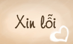 Tập nói lời xin lỗi