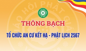 Thông bạch hướng dẫn tổ chức An cư kết hạ Phật lịch 2567