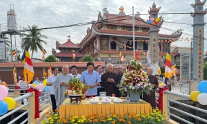 Tiền Giang: Chùa Nam An tổ chức khánh thành cầu dân sinh tại xã Vĩnh Kim