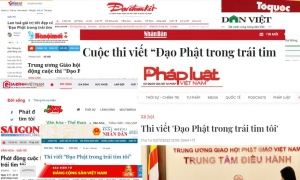 Truyền thông nói gì về cuộc thi 'Đạo Phật trong trái tim tôi'?