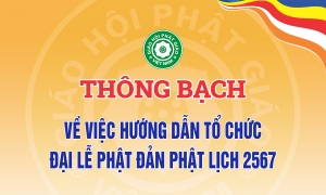 T.Ư GHPGVN ban hành thông bạch về hướng dẫn tổ chức Đại lễ Phật đản Phật lịch 2567