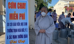 Phân ban Ni giới tỉnh Tiền Giang thiết thực chào mừng kỷ niêm 40 năm thành lập GHPGVN