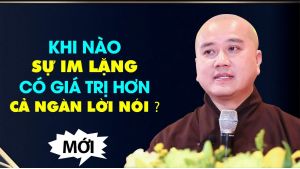 Khi nào sự im lặng CÓ GIÁ TRỊ HƠN cả ngàn lời nói ?