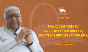 Hỏi đáp thiền sư S.N. Goenka về hoà bình & sự quan trọng giữ giới với Vipassana