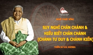 Suy nghĩ chân chánh & hiểu biết chân chánh (chánh tư duy & chánh kiến)