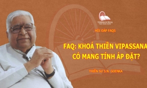 Khoá Thiền Vipassana có mang tính áp đặt?