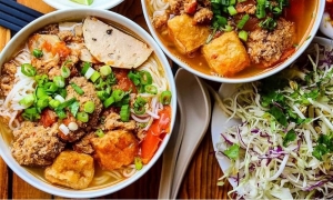 Cách nấu món bún riêu chay cho mùa Vu Lan